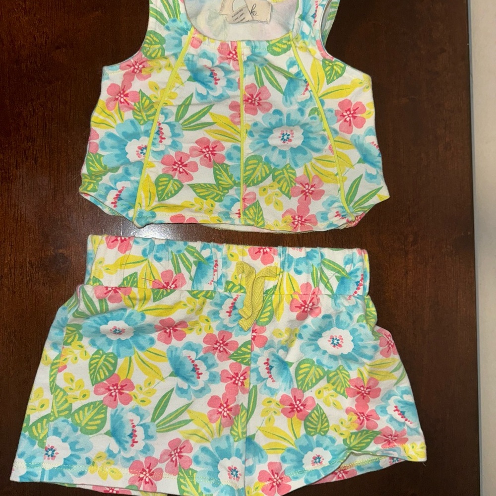 Peek- Toddler’s Colorful Floral Outfit